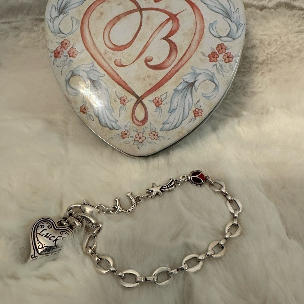BRIGHTON Lucky Clover Bracelet Ladybug Horse Shoe Shooting Star Good Luck New - Picture 4 of 17